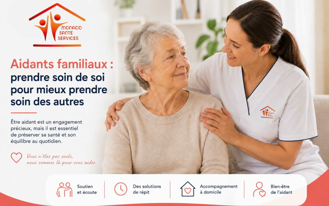 Aidants familiaux : auxiliaire de vie avec une proche âgée.