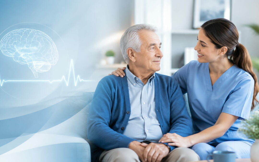 Accompagnement d’une personne âgée après un accident vasculaire cérébral à domicile.